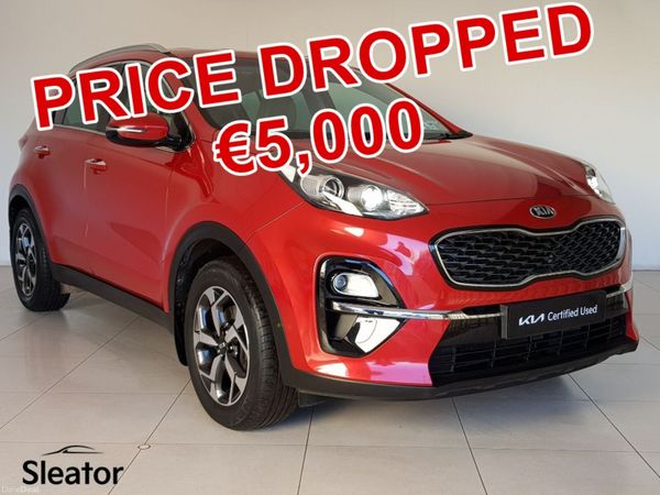 Kia Sportage MPV, Diesel Plug-in Hybrid, 2020, Red