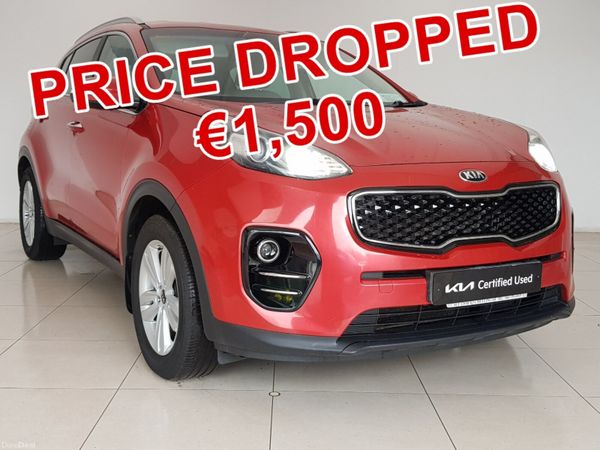 Kia Sportage MPV, Diesel, 2018, Red