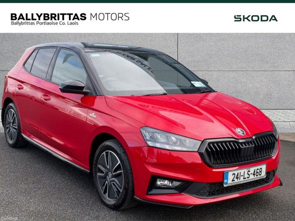 Skoda Fabia Hatchback, Petrol, 2024, Red