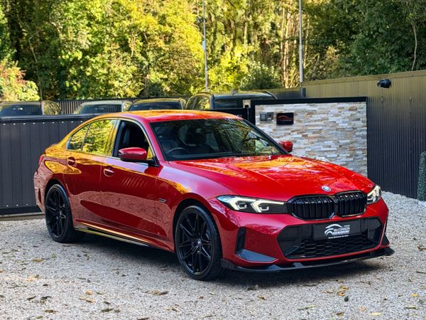 BMW 3-Series Saloon, Petrol Plug-in Hybrid, 2023, Red