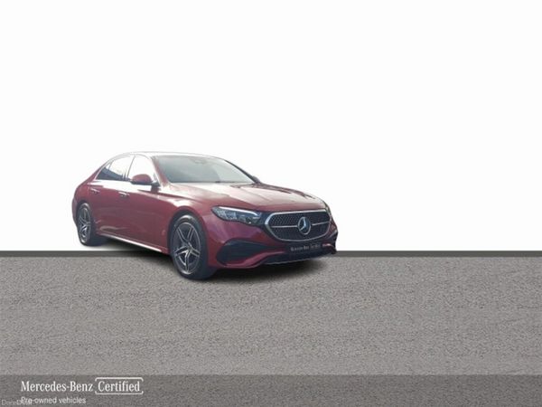 Mercedes-Benz E-Class Saloon, Diesel Plug-in Hybrid, 2026, Red