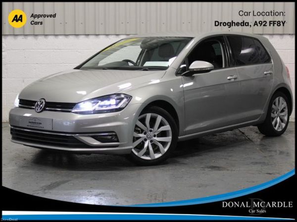 Volkswagen Golf Hatchback, Petrol, 2018, Gold