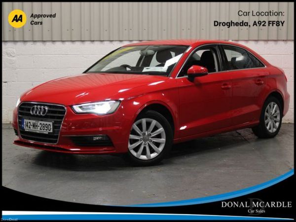 Audi A3 Saloon, Petrol, 2014, Red
