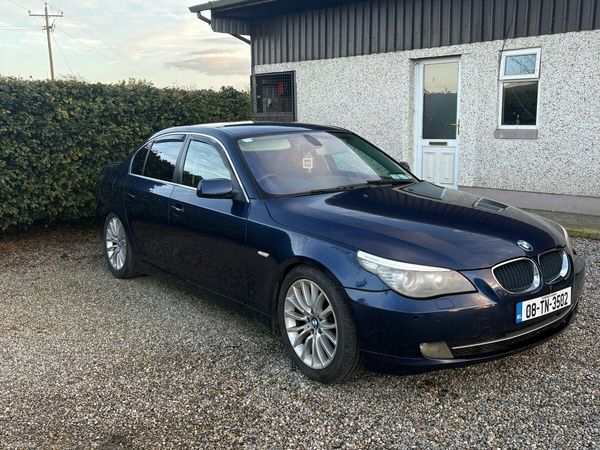 BMW 5-Series Saloon, Diesel, 2008, Blue
