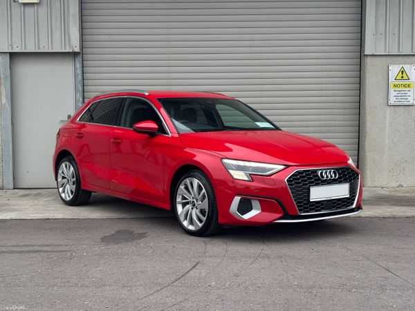 Audi A3 Hatchback, Petrol, 2021, Red
