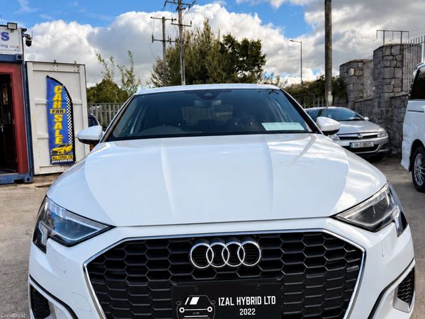 Audi A3 Saloon, Petrol Hybrid, 2022, White