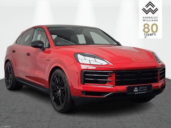 Porsche Cayenne SUV, Petrol Plug-in Hybrid, 2025, Red