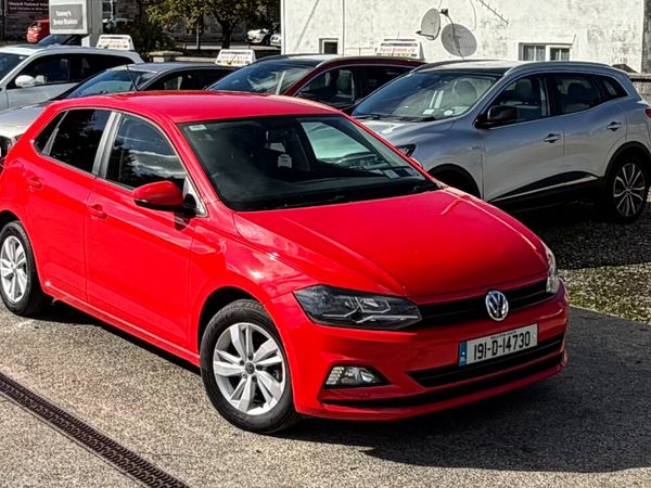 Volkswagen Polo Hatchback, Diesel, 2019, Red