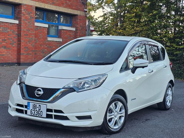 Nissan Note Hatchback, Petrol Hybrid, 2018, White