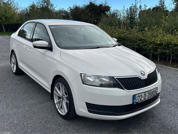 Skoda Rapid Hatchback, Diesel, 2017, White