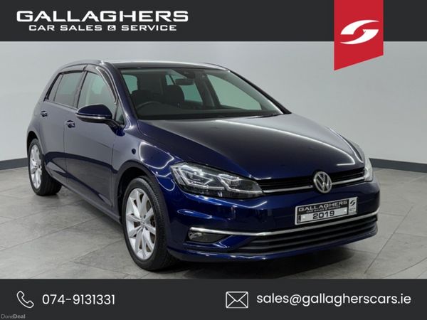 Volkswagen Golf Hatchback, Petrol, 2019, Blue