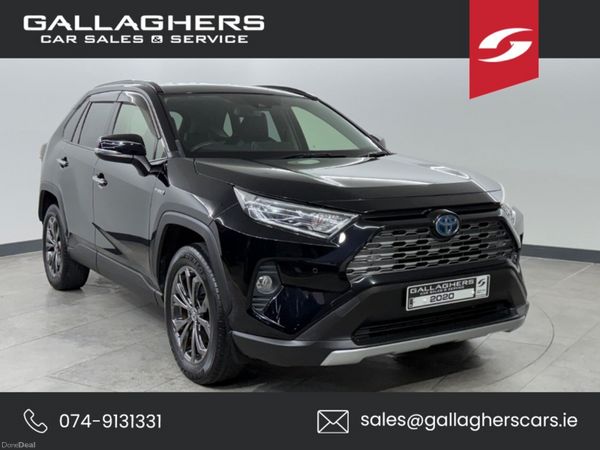Toyota RAV4 SUV, Petrol Hybrid, 2020, Black