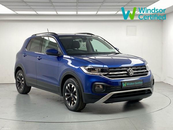 Volkswagen T-Cross SUV, Petrol, 2021, Blue