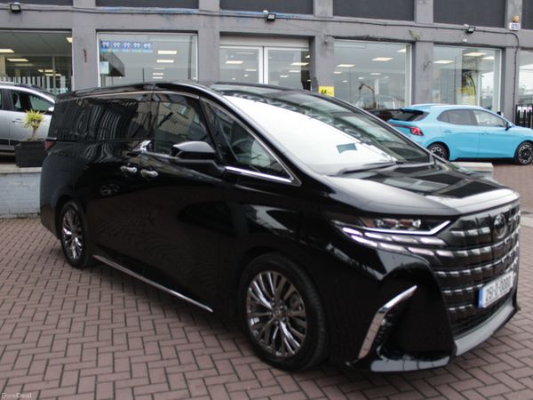 Toyota Alphard MPV, Petrol Plug-in Hybrid, 2025, Black