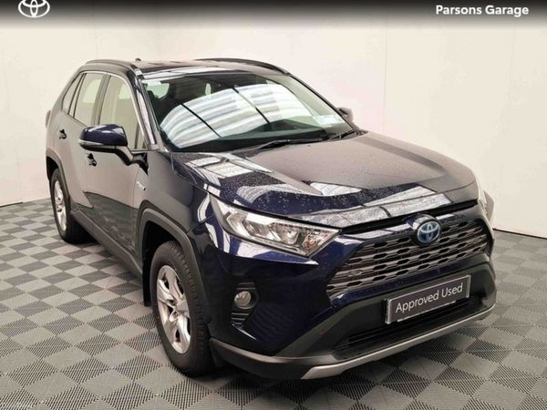 Toyota RAV4 SUV, Petrol Hybrid, 2021, Blue