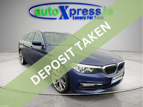 BMW 5-Series Estate, Diesel, 2018, Blue