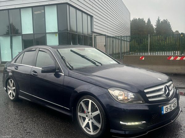 Mercedes-Benz C-Class Saloon, Diesel, 2013, Blue