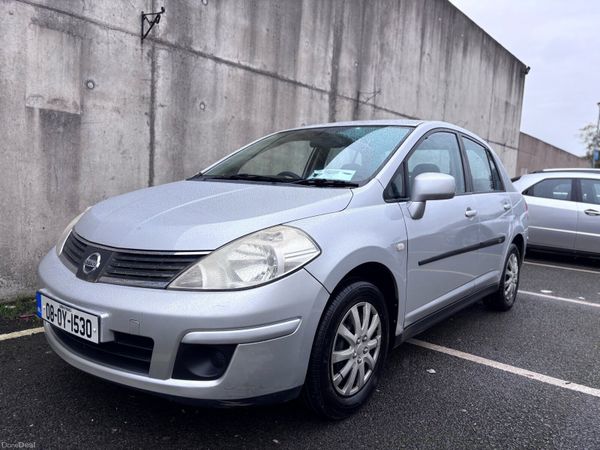 Nissan Tiida Saloon, Petrol, 2008, Silver