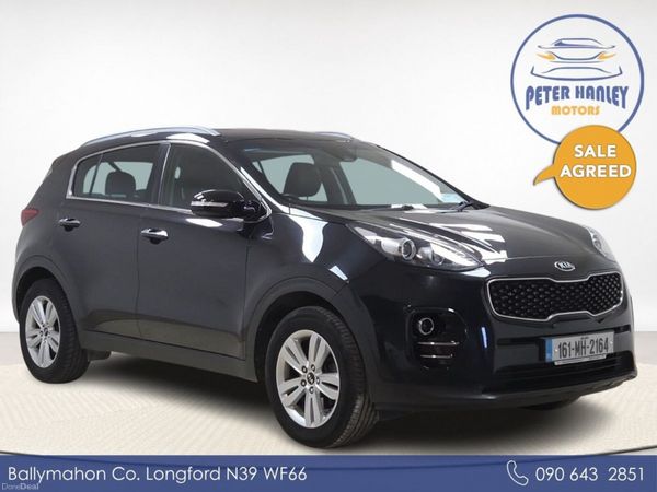 Kia Sportage SUV, Diesel, 2016, Black