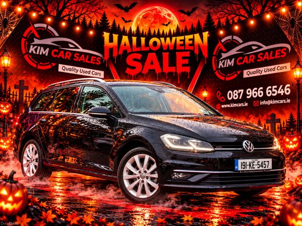 Volkswagen Golf Estate, Petrol, 2019, Black