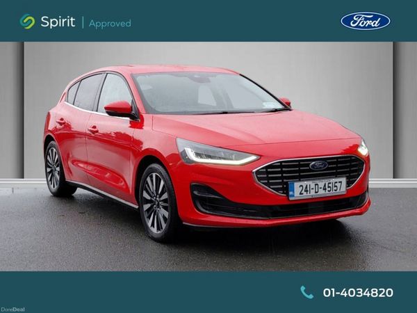 Ford Focus Hatchback, Petrol, 2024, Red