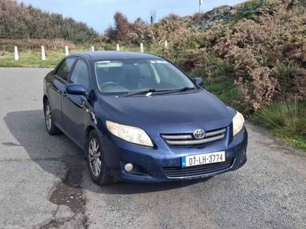 Toyota Corolla Saloon, Petrol, 2007, Blue