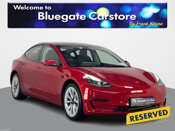 Tesla Model 3 Saloon, Electric, 2023, Red