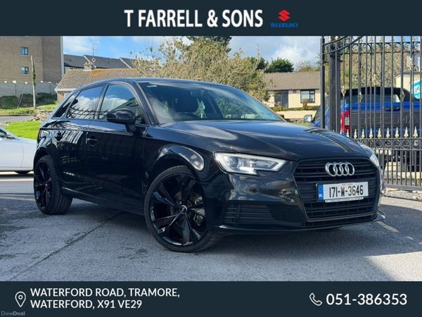Audi A3 Hatchback, Diesel, 2017, Black