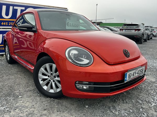 Volkswagen Beetle Hatchback, Petrol, 2016, Orange