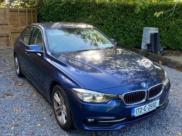 BMW 3-Series Saloon, Petrol Plug-in Hybrid, 2017, Blue