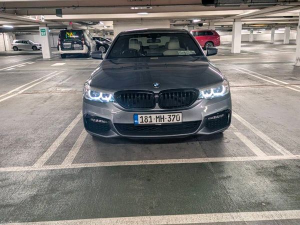BMW 5-Series Saloon, Petrol Plug-in Hybrid, 2018, Grey