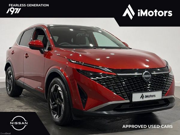 Nissan Qashqai SUV, Petrol Hybrid, 2026, Red