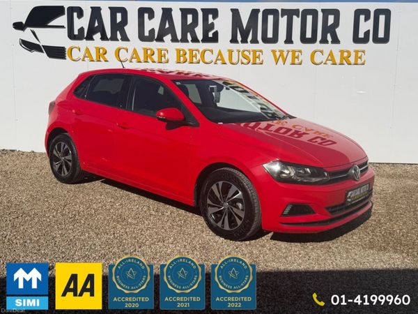 Volkswagen Polo Hatchback, Petrol, 2018, Red