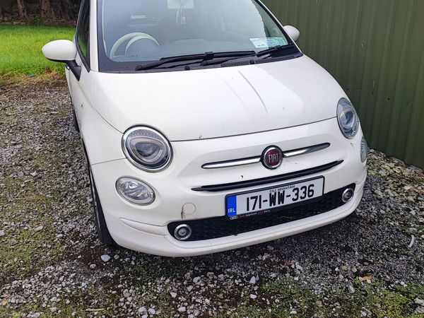 Fiat 500 Hatchback, Petrol, 2017, White
