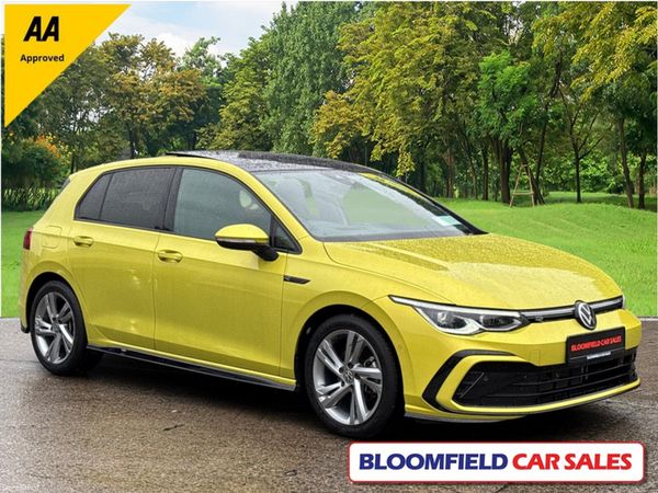 Volkswagen Golf Hatchback, Petrol Hybrid, 2021, Yellow