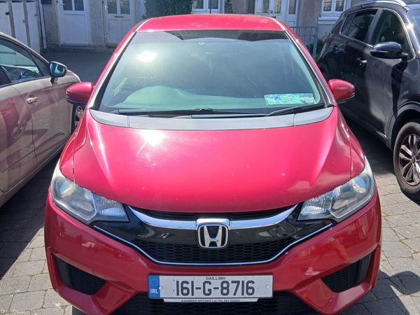 Honda Fit Hatchback, Petrol Hybrid, 2016, Red
