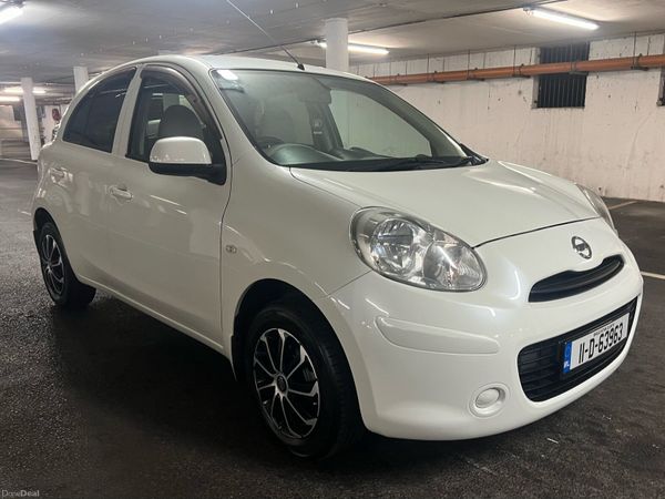Nissan March Hatchback, Petrol, 2011, White