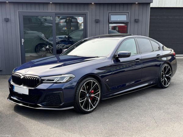 BMW 5-Series Saloon, Diesel, 2021, Blue