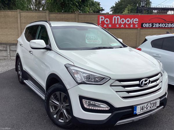Hyundai Santa Fe SUV, Diesel, 2014, White