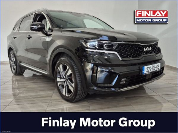 Kia Sorento SUV, Petrol Plug-in Hybrid, 2022, Black