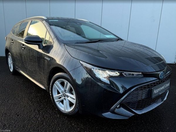 Toyota Corolla Estate, Petrol Hybrid, 2022, Black