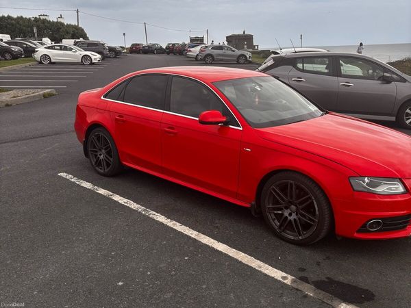 Audi A4 Saloon, Diesel, 2010, Red