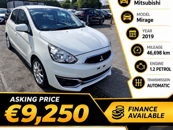 Mitsubishi Mirage Hatchback, Petrol, 2019, White