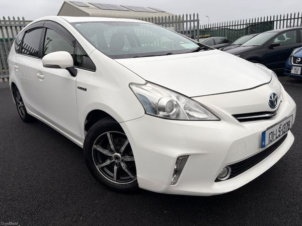 Toyota Prius MPV, Petrol Hybrid, 2013, White