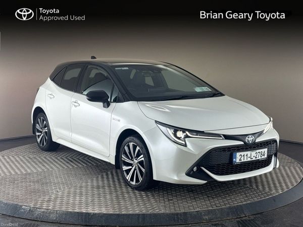 Toyota Corolla Hatchback, Petrol Hybrid, 2021, White