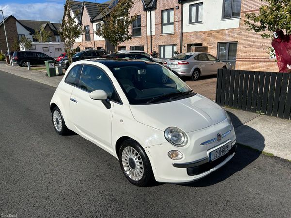 Fiat 500 Hatchback, Petrol, 2012, White