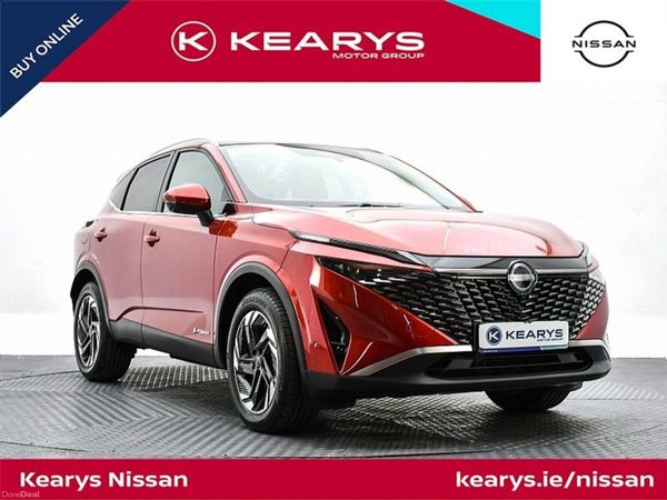 Nissan Qashqai SUV, Petrol Hybrid, 2026, Red