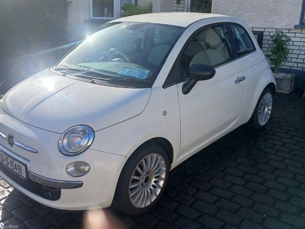 Fiat 500 Hatchback, Petrol, 2013, White