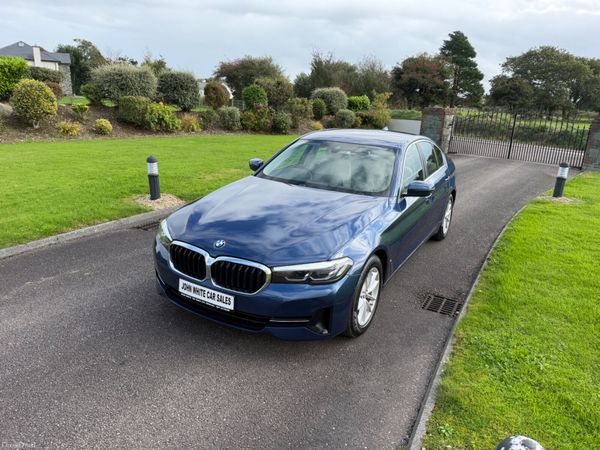 BMW 5-Series Saloon, Diesel, 2021, Blue