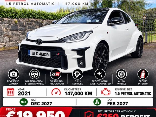 Toyota GR Yaris Hatchback, Petrol, 2021, White